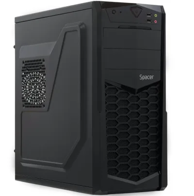 Carcasa SPACER Krypton, Mid Tower, Black