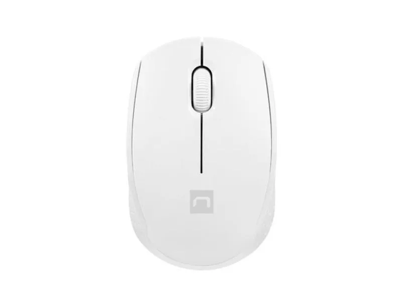 Mouse Wireless NATEC STORK, 1600 dpi, Alb