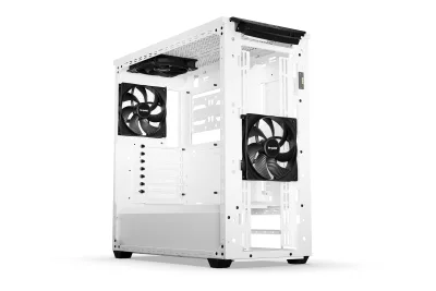 CARCASA be quiet! "SHADOW BASE 800DX", Middle Tower, ATX, fara sursa, 3xfan, USB 3.2 gen 1 x 2, USB Type-C x 1, audio+mic, PSU shroud, 7 sloturi expansiune, ARGB, alb, "BGW62" (timbru verde 0.32lei)
