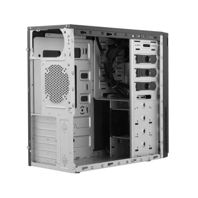 CARCASE Chieftec, "Elox" middle tower Black, 2xUSB 3.0,2x USB 2.0,1x USB typeC , "HC-10B-OP"