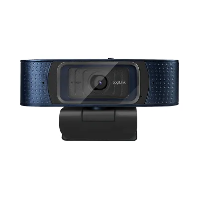 CAMERA WEB LOGILINK senzor.1080p Full-HD cu rezolutie video 1920x1080; unghi vizualizare  80grade, pivotare 90grade, rotatie 180grade,mic dual, autofocus,cablu 1.6m, "UA0379" (timbru verde 0.18 lei)