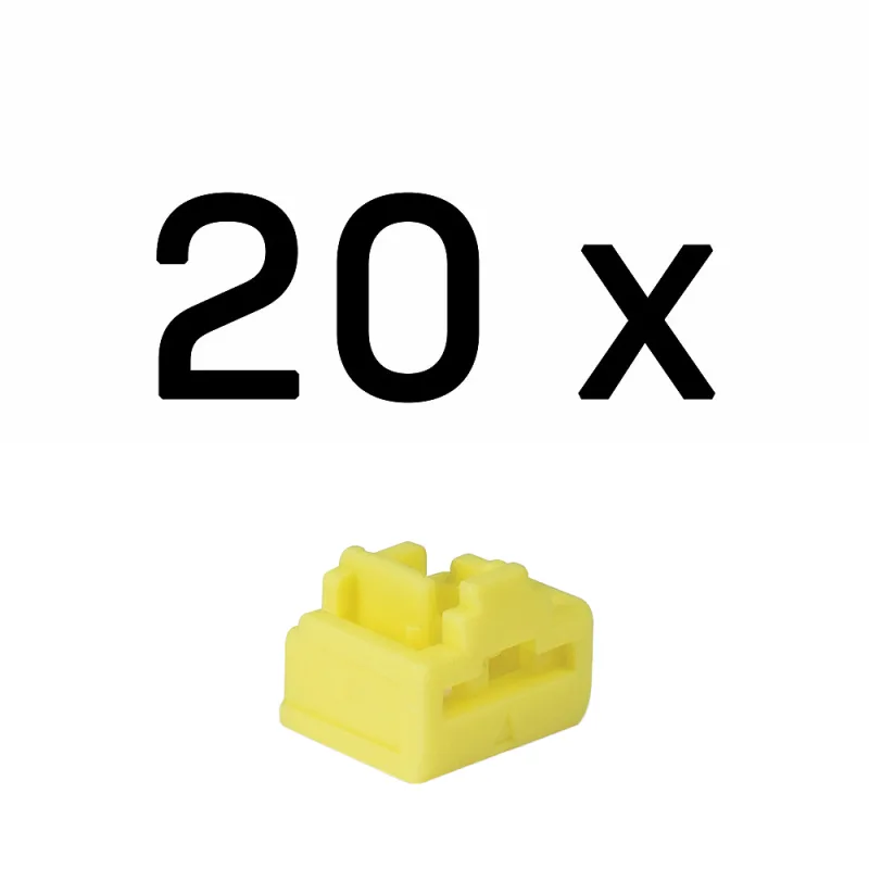Lindy RJ-45 Port Blockers, 20 bucati, material ABS, Yellow