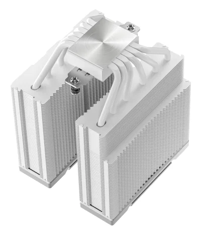 COOLER DeepCool "AK620 G2 WH" skt. Intel si AMD, racire cu aer, vent. 2 x 120mm, 2000 rpm, 6 heatpipes, inaltime 159mm, top cover lemn, alb,"R-AK620G2-WHNNMN-GJD"  (timbru verde 2 lei)