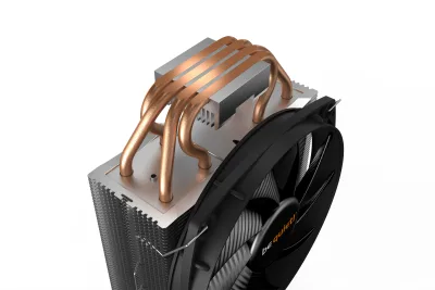 COOLER be quiet "Shadow Rock Slim 2",racire aer, Ø6 mm×4 pcs heatpipe, skt. Intel LGA 1700/1200/115x/2066/2011-v3 AMD AM5/AM4, fan 135mm, 1400 rpm,conectare 4-pin PWM,LED "BK032" (timbru verde 2 lei)