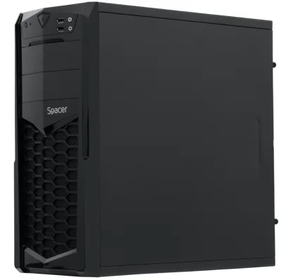Carcasa SPACER Krypton, Mid Tower, Black