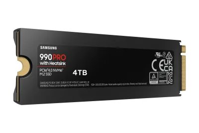 SSD Samsung 990 PRO SSD Heatsink 4TB M.2 NVMe "MZ-V9P4T0CW"