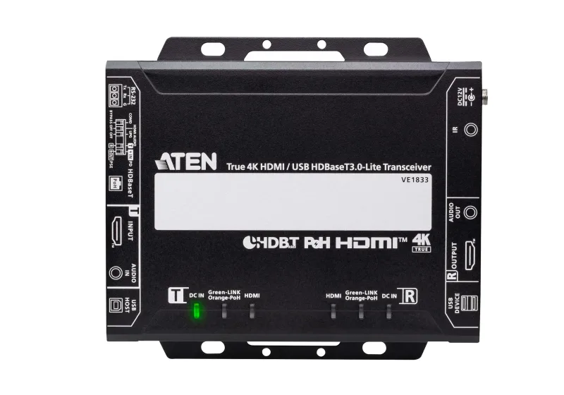 Video Extender Aten 4K HDMI/USB HDBaseT "VE1833-AT-G" (timbru verde 0.8 lei)