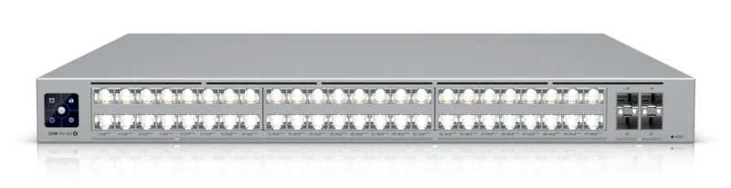 Ubiquiti Layer 3 Etherlighting USW-Pro-XG-48-PoE-EU  (32) 10 GbE, (16) 2.5 GbE PoE, and (4) 25G SFP28 ports "USW-PRO-XG-48-POE-EU" (timbru verde 1.20 lei)