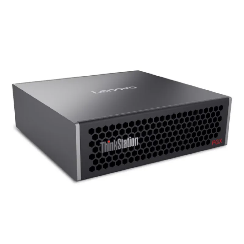 Desktop Workstation LENOVO ThinkStation PGX cu procesor Nvidia ARM 20-core Arm, 10 Cortex-X925 + 10 Cortex A725 pana la N/A, 128 GB LPDDR5X, 1TB, GB10 Blackwell GPU, NVIDIA DGX OS, Negru, 3 ani Garantie