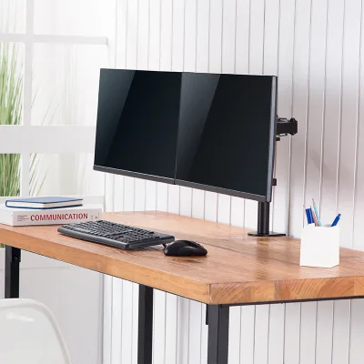 SUPORT de birou LOGILINK, pt 2 TV/monitor plat, diag. max 32 inch, rotatie, inclinare, pivotare, max 8 kg, "BP0098"