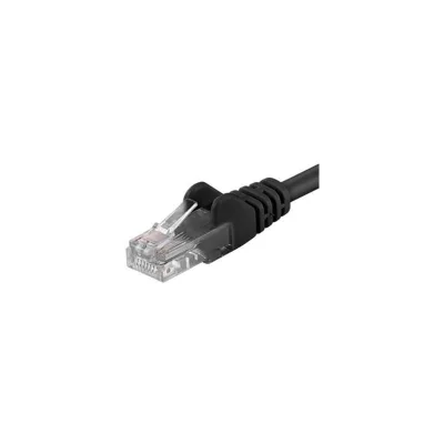 Patchcord UTP RJ45-RJ45 Cat.6, 5m, negru, "UTP-6-5-BK" (timbru verde 0.08 lei)
