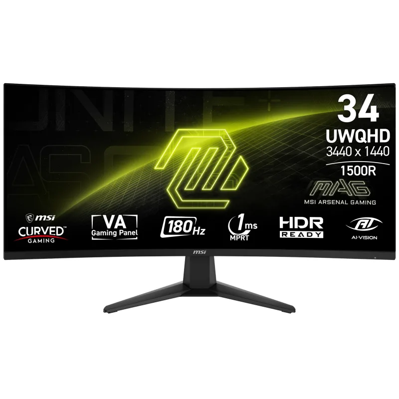 Monitoare LED MSI MAG 346CQ "MAG 346CQ" (timbru verde 7 lei)