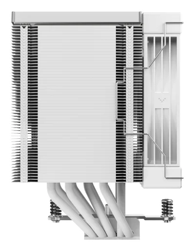 COOLER DeepCool "AK500 G2 WH" skt. Intel si AMD, racire cu aer, vent. 120mm, 2200 rpm, 5 heatpipes, inaltime 159mm, top cover lemn, alb,"R-AK500G2-WHNNMN-GJD"  (timbru verde 2 lei)