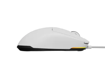 Mouse Gaming GENESIS Krypton 660, 12000 DPI, Alb