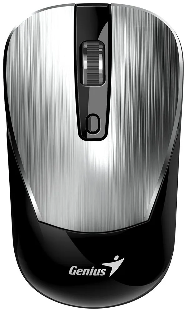 MOUSE Genius "NX-7125”, PC sau NB, wireless, 2.4G, BlueEye, 1200 dpi, butoane/scroll 3/1, argintiu, "31030044402" (timbru verde 0.18 lei)