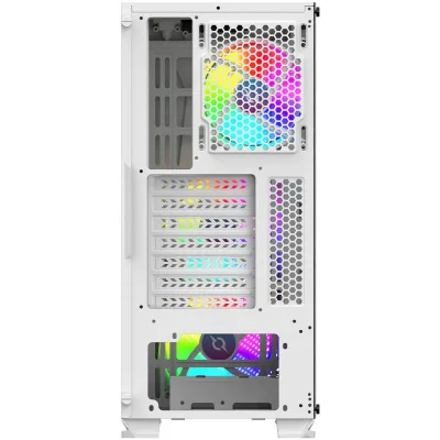 Carcasa AQIRYS CANOPUS, RGB, Mid Tower, White