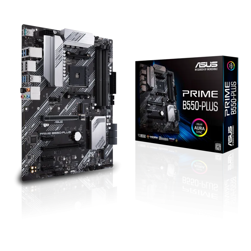 Placa de baza ASUS PRIME B550-PLUS, Socket AM4, DDR4, ATX