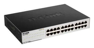 SWITCH D-LINK 24 porturi Gigabit, carcasa metal, "GO-SW-24G" (timbru verde 2 lei)