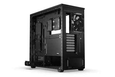 CARCASA be quiet! "SHADOW BASE 800", Middle Tower, ATX, fara sursa, 3xfan,USB 3.2 gen 1x2,USB Type-C x 1,audio+mic,PSU shroud, 7 sloturi expansiune, iluminare , negru, "BGW60" (timbru verde 0.32lei)