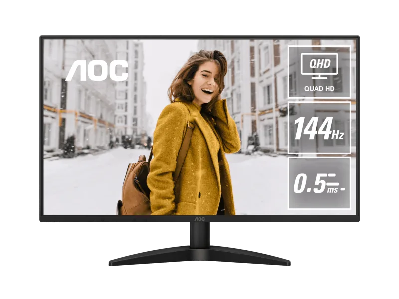 Monitor Gaming AOC Q27B36X, 27", 2560 x 1440 pixeli, Black, 3 ani Garantie