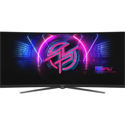 Monitor Gaming Rapid VA LED MSI 34" MPG 346CQRF X24, UWQHD (3440 x 1440), HDMI, DisplayPort, Ecran Curbat, 240 Hz, 0.5 ms (Negru) "MPG 346CQRF X24" (timbru verde 7 lei)