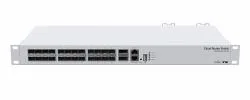 SWITCH Mikrotik, 10/100 x 1, SFP+ x 24 | QSFP+ x 2, managed, rackabil, "CRS326-24S+2Q+RM" (timbru verde 2 lei)