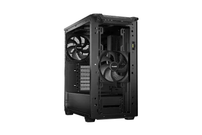 CARCASA be quiet "PURE BASE 501 DX", middle tower, gaming, fara sursa, suporta 6xfan, 3xfan inclus, PSU shroud, USB Type-C x 1, USBx2, audio+mic, 7 sloturi expansiune, negru, "BGW76" (timbru verde 0.24lei)