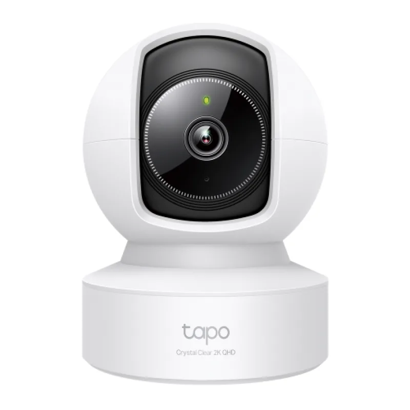 Pan/Tilt AI Home Security Wi-Fi Camera SPEC: 2K QHD (2560x1440), 2.4 GHz, Horizontal 360º, 1 × Ethernet Port FEATURE: Pan/Tilt, Smart AI Detection and Notifications (motion, people, pets, cars, baby crying, abnormal sound), Motion Tracking, Sound and