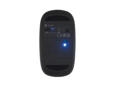 Mouse Wireless Natec Lark, 4000 - 4800 dpi, Negru