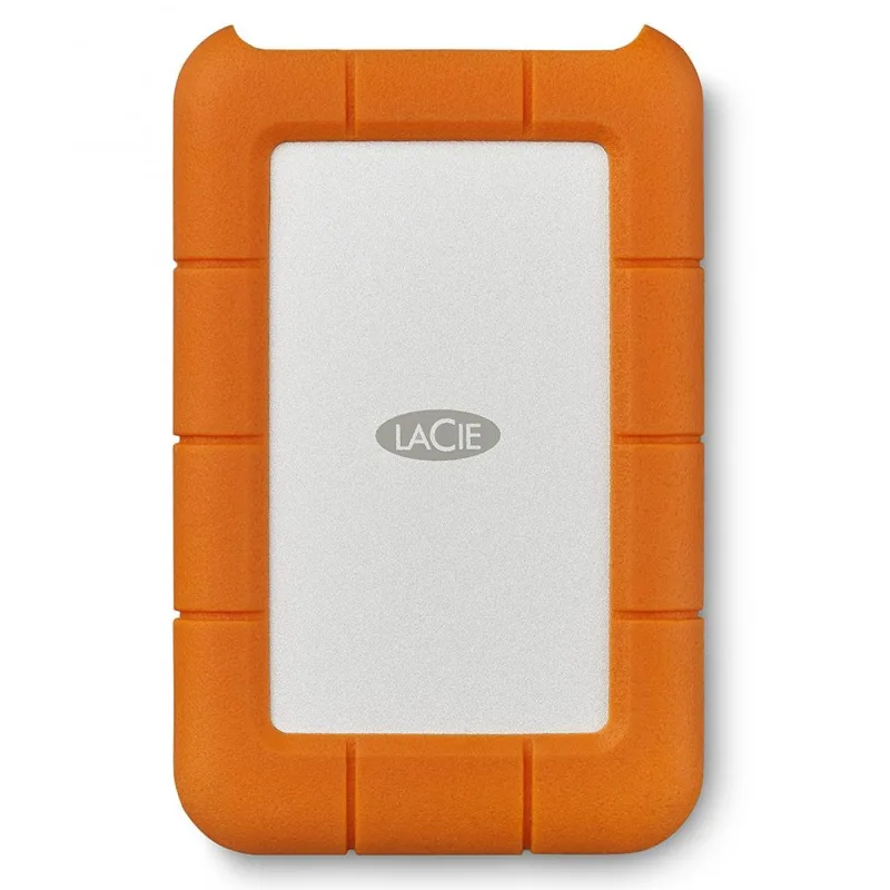HDD extern LACIE 2 TB, Rugged, 2.5 inch, USB 3.0, portocaliu/ argintiu, "STFR2000800" (timbru verde 0.8 lei)