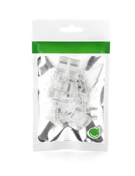 MUFA RJ-45 Ugreen, "NW110" pt. cablu UTP, Cat5e, RJ-45 (T), plastic, 100 buc, "50246" - 6957303852468