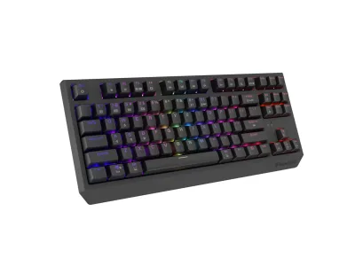Tastatura Mecanica Gaming Genesis Thor 230 TKL, RGB, Wireless, Negru