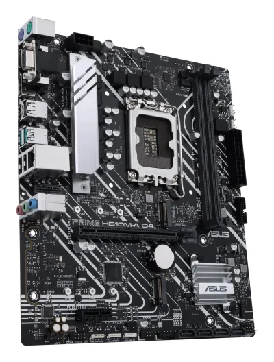 PLACA de BAZA Asus "PRIME H610M-A D4-CSM", skt LGA 1700, mATX, Intel H610, 2 x DDR4, max. 64 GB, 4 x SATA, 2 x M.2, 7.1, "PRIME H610M-A D4-CSM"