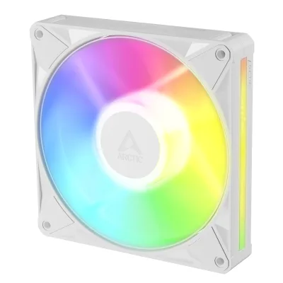 Set 3 ventilatoare Arctic "BioniX P14 A-RGB Wh", 140mm, 450 - 3000 RPM, FDB, 76 cfm, 4-Pin PWM | 3-pin ARGB, alb, "ACFAN00342A" (timbru verde 0.54lei)