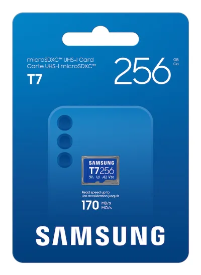 T7 microSD 256GB Card microSDXC™ UHS-I