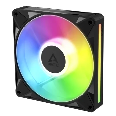 Ventilator Arctic "BioniX P14 A-RGB", 140mm, 450 - 3000 RPM, FDB, 76 cfm, 4-Pin PWM | 3-pin ARGB, negru, "ACFAN00339A" (timbru verde 0.18lei)