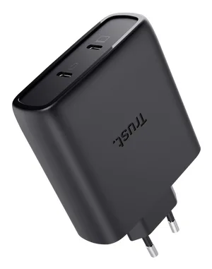 Incarcator Trust Maxo, putere maxima 100W, 2-Port USB-C, negru