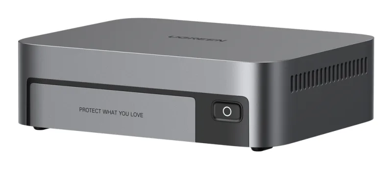 NAS Ugreen "DXP480T Plus", CPU i5 4.40 GHz, RAM DDR5 8Gb max 64Gb, M.2 8Tx4, LAN 10Gbx1, 1xUSB 3.2Gen2, HDMI 2.1 8K, "25892B" (timbru verde 7 lei) - 6941876267484