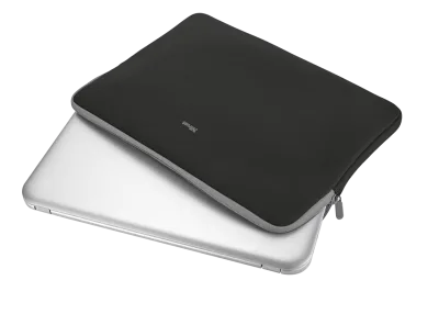 Geanta laptop Trust Primo Soft Sleeve, Negru, 2 ani Garantie