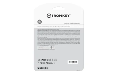 Memorie USB Kingston IronKey Locker+ 50 128GB, USB Type-A, Argintiu