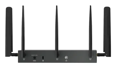 ROUTER TP-LINK VPN Gigabit, Omada 4G+ Cat6 AX3000 Gigabit VPN Gateway cu 4-Port PoE+, AX3000 Dual-Band WiFi 6, 5 antene externe detasabile, "ER706WP-4G" (timbru verde 0.8 lei)
