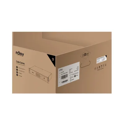 UPS nJoy Code 1000, 600W, LCD, USB, Rackmount 2U