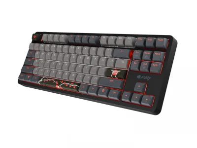 Tastatura Mecanica Gaming FURY Kanabo K6, USB, Negru si Gri