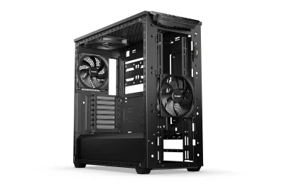 CARCASA be quiet! "SHADOW BASE 800DX", Middle Tower, ATX, fara sursa, 3xfan, USB 3.2 gen 1 x 2, USB Type-C x 1, audio+mic, PSU shroud, 7 sloturi expansiune, ARGB, negru, "BGW61" (timbru verde 0.32lei)