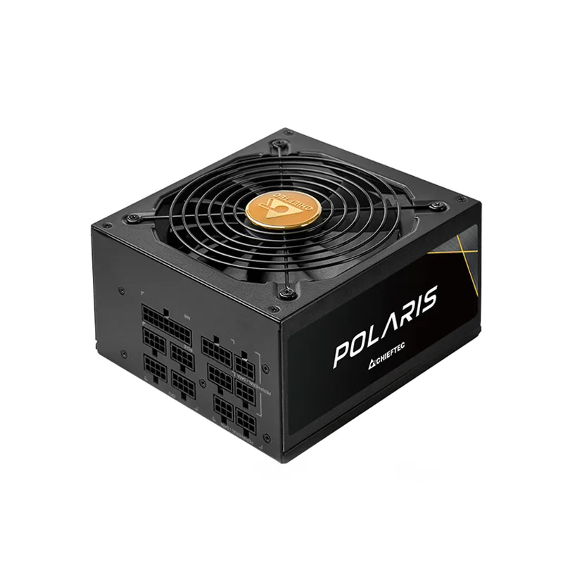 SURSA Chieftec Polaris 1050 W, modulara, certificare 80 Plus Gold, ventilator 140 mm x 1, PCI-E 6+2 pin x 2, SATA x 4, "PPS-1050FC" (timbru verde 2 lei)