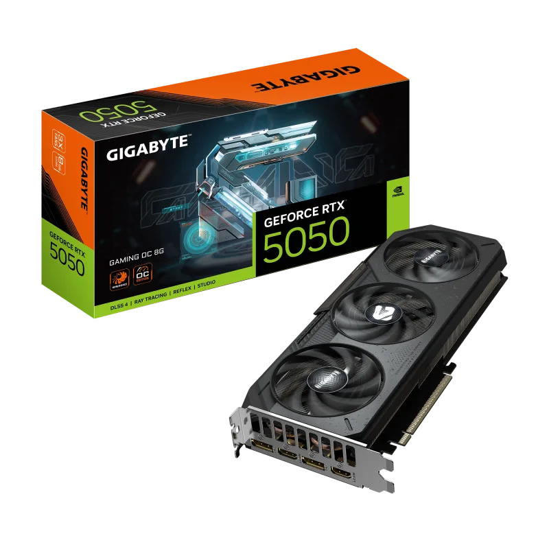 Placa video Gigabyte GeForce RTX 5050 GAMING OC, 8GB GDDR6, PCI Express 5.0, 128-bit