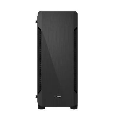 CARCASA Zalman "S3 TG", middle tower, gaming, fara sursa, suporta 8xfan, 3xfan inclus, PSU shroud, USB 3.1 gen1 x 1, USB 2.0 x 2, audio+mic, 7 sloturi expansiune, negru, "S3 TG" (timbru verde 0.24lei)