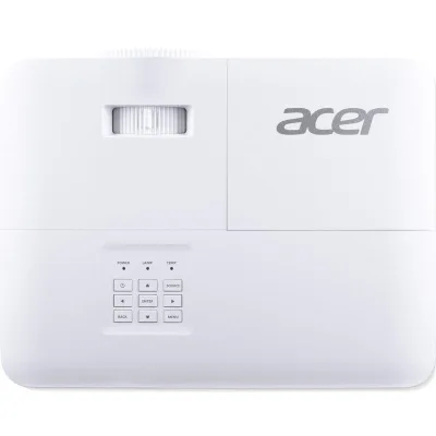 Videoproiector Acer P1258i, XGA 1024* 768, 4:3/ 16:9, 20.000:1, zoom 1.3x, lampa 5.000 ore/ 15.000 ore ecomode, boxa 10W, 2* HDMI, D-Sub, Composite Video RCA, audio in/ out, 2* USB Type A, RS232, PIN security, capac lentila inclus, cablu HDMI 1.8m inclus,