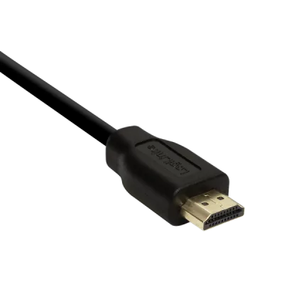CABLU video LOGILINK, HDMI (T) la HDMI (T) 1.4, 0.2m, conectori auriti, rezolutie maxima 4K (3840 x 2160) la 30 Hz, plastic, dublu ecranaj, negru, "CH0076" (timbru verde 0.18 lei)