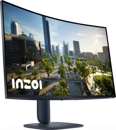 Dell Alienware AW3225DM Gaming Monitor, 32"(31.5") WQHD 2560x1440 180Hz, 400 cd/m2, 3000:1, 1ms, 178/178, 1xDP 1.4, 2xHDMI ports, 1xUSB Type-B up, 2xUSB Type-A  "AW3225DM-05" (timbru verde 7 lei)